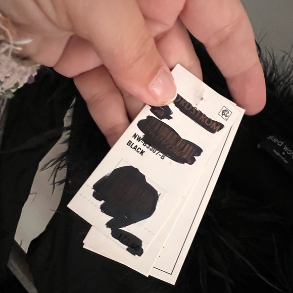 Final price Naked Wardrobe Ruffle my feathers off NWT M - Picture 5 of 8